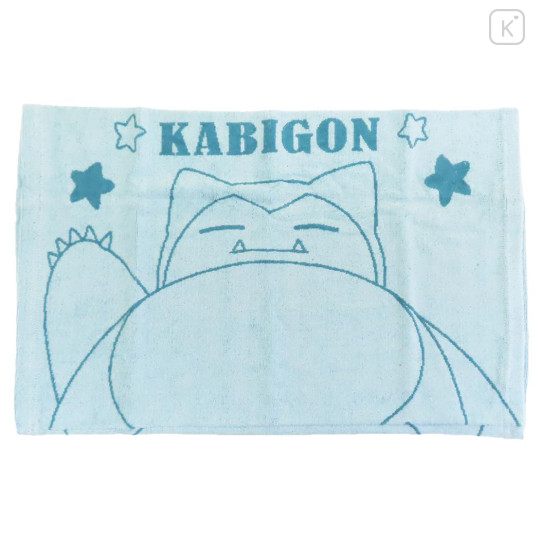 Japan Pokemon Stretchable Pillow Cover - Snorlax : Blue - 1