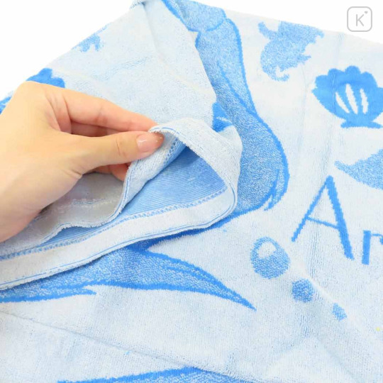 Japan Disney Stretchable Pillow Cover - The Little Mermaid : Light Blue - 3