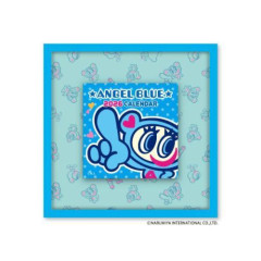 Japan Angel Blue Mini Desk Calendar - 2026