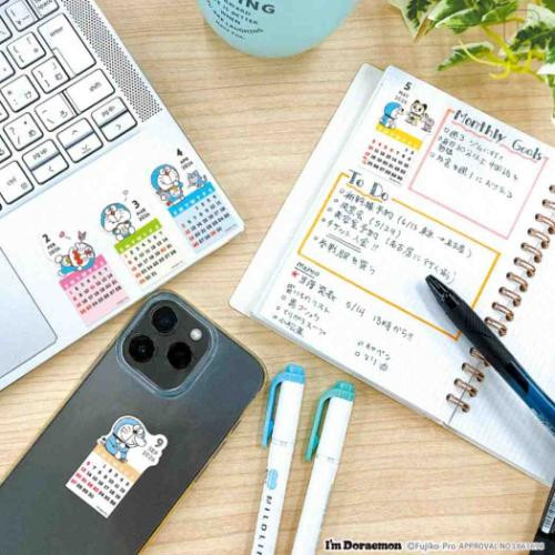 Japan Doraemon Reusable Calendar Sticker - Comic 2026 - 2