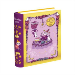 Japan Moomin Mini Desk Calendar - Little My : Book-Shaped Tin 2026