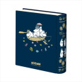 Japan Moomin Mini Desk Calendar - Moomintroll : Navy Book-Shaped Tin 2026 - 2