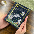 Japan Moomin Mini Desk Calendar - Moomintroll : Navy Book-Shaped Tin 2026 - 5