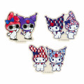 Japan Sanrio Elle Secret Acrylic Sticker - Kuromi & My Melody : Blind Box - 2