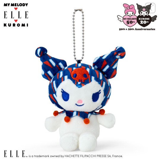 Japan Sanrio Elle Mascot Holder - Kuromi - 1