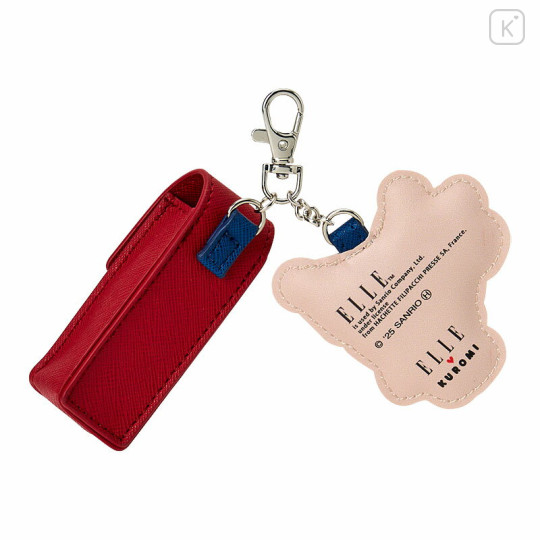 Japan Sanrio Elle Lip Pouch - Kuromi - 2
