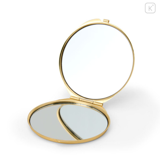 Japan Sanrio Elle Compact Mirror - Kuromi & My Melody : Cover - 3