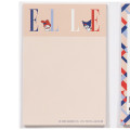 Japan Sanrio Elle Flip Memo - Kuromi & My Melody : Red - 3