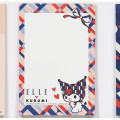 Japan Sanrio Elle Flip Memo - Kuromi & My Melody : Red - 4