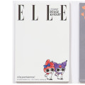 Japan Sanrio Elle Flip Memo - Kuromi & My Melody : White - 3