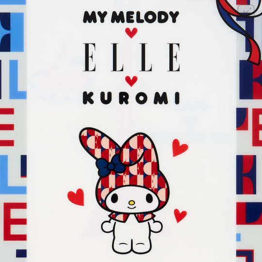 Japan Sanrio Elle A4 Clear File - My Melody - 3