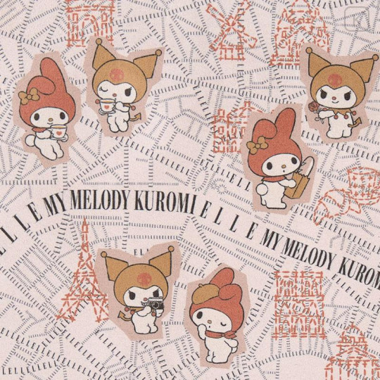 Japan Sanrio Elle Mobile Cleaner - Kuromi & My Melody - 4