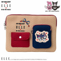Japan Sanrio Elle PC Case - Kuromi & My Melody - 1
