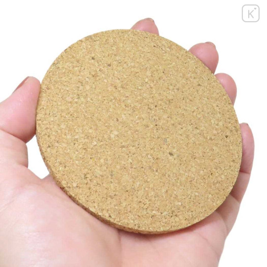 Japan Peanuts Cork Coaster - Snoopy : Lucy Pink - 2