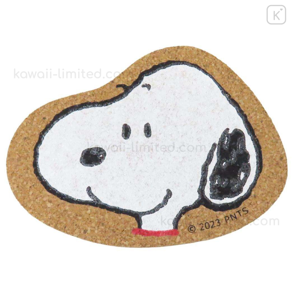 Japan Peanuts Cork Coaster - Snoopy : Colorful | Kawaii Limited