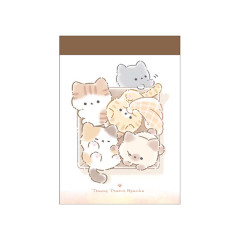 Japan Mognyan Mini Notepad - Cat Claw