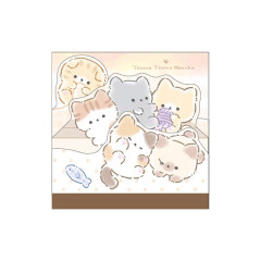 Japan Mogunyan Square Memo - Cat Claw