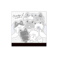 Japan Mogunyan Square Memo - Cat Let's Play with Cats - 1