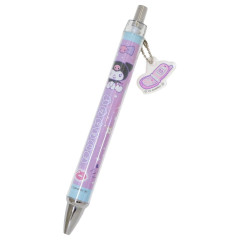 Japan Sanrio Ballpoint Pen - Kuromi : Heart-pounding Memories Heisei Retro