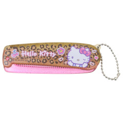 Japan Sanrio Folding Comb - Hello Kitty : Heart-pounding Memories Heisei Retro