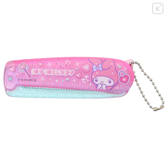 Japan Sanrio Folding Comb - My Melody : Heart-pounding Memories Heisei Retro - 1