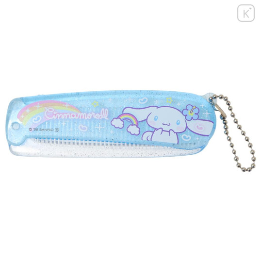 Japan Sanrio Folding Comb - Cinnamoroll : Heart-pounding Memories Heisei Retro - 1