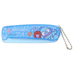 Japan Sanrio Folding Comb - Hangyodon : Heart-pounding Memories Heisei Retro