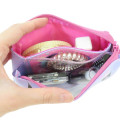 Japan Sanrio Cosmetic Pouch - Kuromi : Heart-pounding Memories Heisei Retro - 3