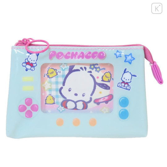 Japan Sanrio Cosmetic Pouch - Pochacco : Heart-pounding Memories Heisei Retro - 1