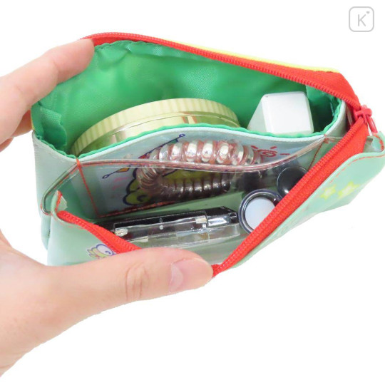 Japan Sanrio Cosmetic Pouch - Keroppi : Heart-pounding Memories Heisei Retro - 3