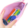 Japan Sanrio Denim Pen Pouch Pencil Case - Usahana : Heart-pounding Memories Heisei Retro Denim - 3