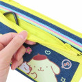 Japan Sanrio Denim Pen Pouch Pencil Case - Pompompurin : Heart-pounding Memories Heisei Retro Denim - 4