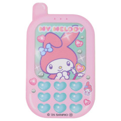 Japan Sanrio Big Sticker - My Melody : Heart-pounding Memories Heisei Retro Mobile Style