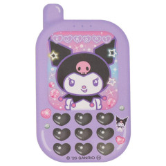 Japan Sanrio Big Sticker - Kuromi : Heart-pounding Memories Heisei Retro Mobile Style