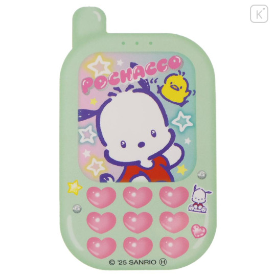 Japan Sanrio Big Sticker - Pochacco : Heart-pounding Memories Heisei Retro Mobile Style - 1