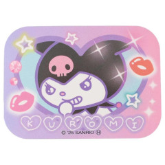 Japan Sanrio Big Sticker - Kuromi : Heart-pounding Memories Heisei Retro Purikura Photo Style