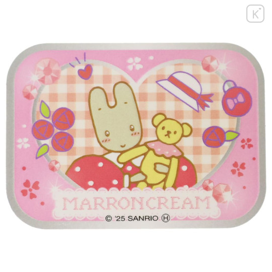 Japan Sanrio Big Sticker - Marron Cream & Bear : Heart-pounding Memories Heisei Retro Purikura Photo Style - 1