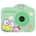 Japan Sanrio Big Sticker - Keroppi : Heart-pounding Memories Heisei Retro Instant Camera Style - 1