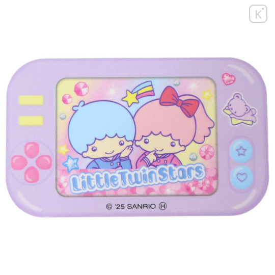 Japan Sanrio Big Sticker - Little Twin Stars : Heart-pounding Memories Heisei Retro Game Console Style - 1