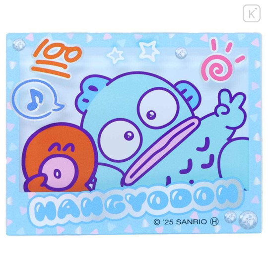 Japan Sanrio Acrylic Magnet - Hangyodon : Heart-pounding Memories Heisei Retro Purikura Photo Style - 1