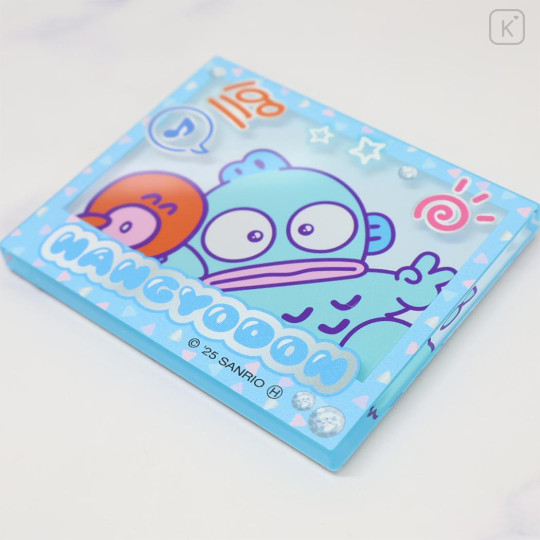 Japan Sanrio Acrylic Magnet - Hangyodon : Heart-pounding Memories Heisei Retro Purikura Photo Style - 2