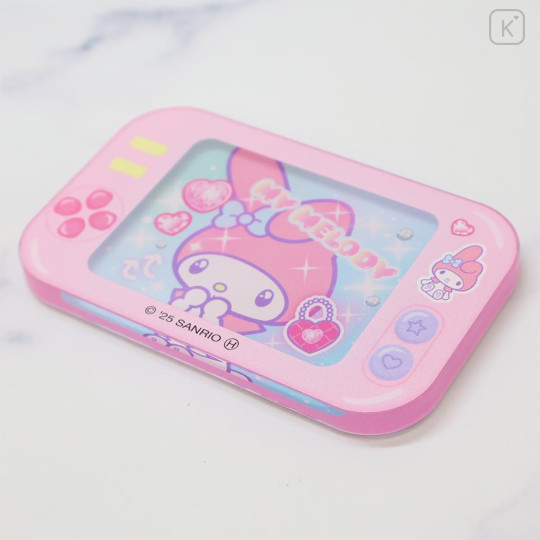 Japan Sanrio Acrylic Magnet - My Melody : Heart-pounding Memories Heisei Retro Game Console Style - 2
