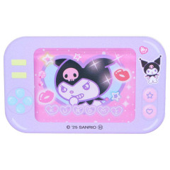 Japan Sanrio Acrylic Magnet - Kuromi : Heart-pounding Memories Heisei Retro Game Console Style