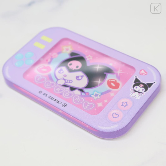 Japan Sanrio Acrylic Magnet - Kuromi : Heart-pounding Memories Heisei Retro Game Console Style - 2