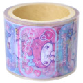 Japan Sanrio Clear Masking Tape - Heart-pounding Memories Heisei Retro Characters Purikura Photo Style - 2