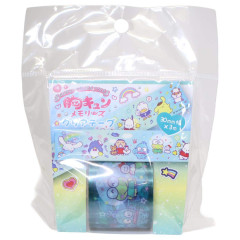 Japan Sanrio Clear Masking Tape - Heart-pounding Memories Heisei Retro Characters