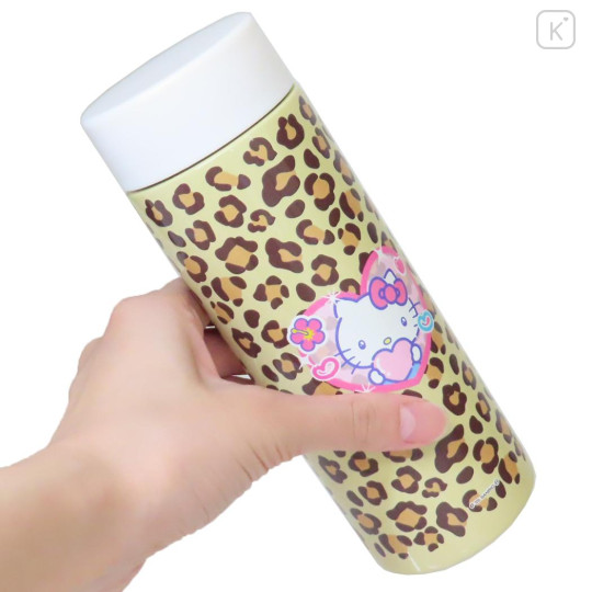 Japan Sanrio Stainless Steel Bottle 350ml - Hello Kitty : Heart-pounding Memories Heisei Retro - 2