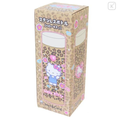 Japan Sanrio Stainless Steel Bottle 350ml - Hello Kitty : Heart-pounding Memories Heisei Retro - 4