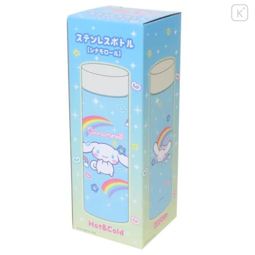 Japan Sanrio Stainless Steel Bottle 350ml - Cinnamoroll : Heart-pounding Memories Heisei Retro - 4