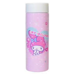 Japan Sanrio Stainless Steel Bottle 350ml - My Melody : Heart-pounding Memories Heisei Retro